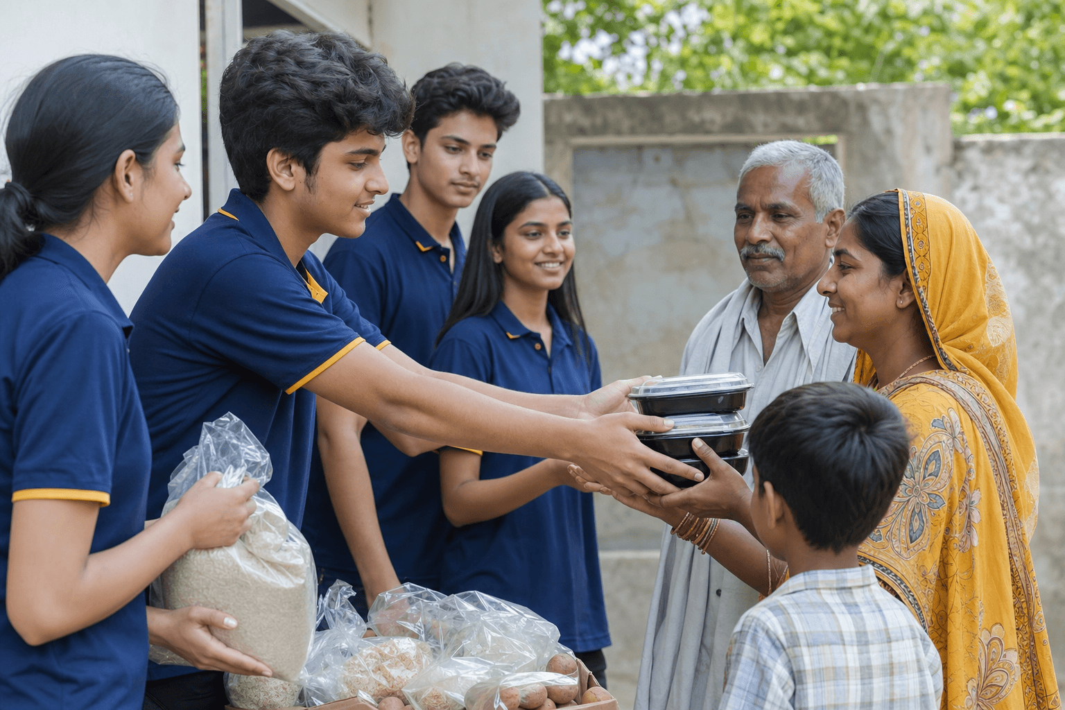 Food distribution activity
